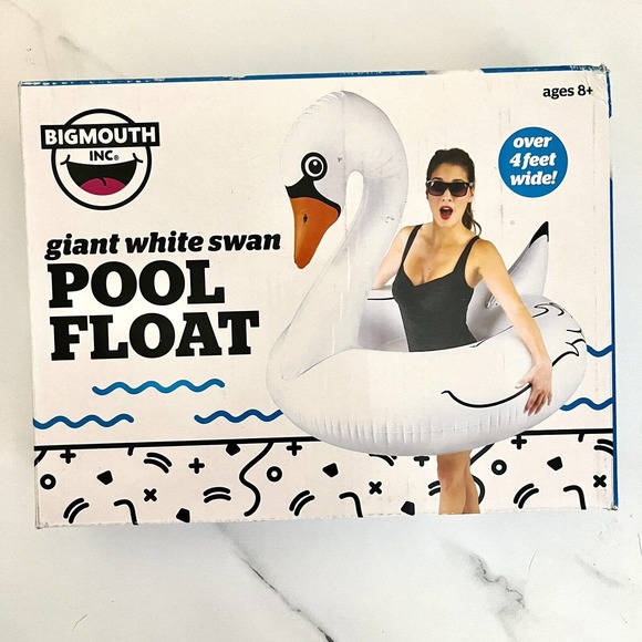 Big Mouth Toys Other - BIGMOUTH GIANT WHITE SWAN POOL FLOAT BMPF-0011